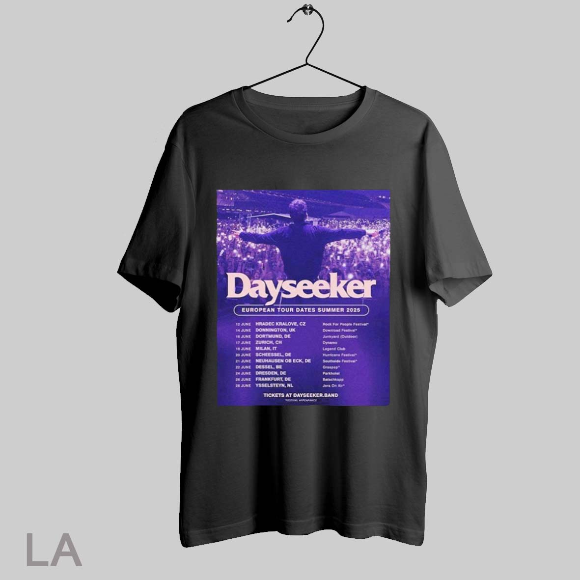 Dayseeker European Tour Summer 2025 Kicks Off In Hradec Kralove Cz On June 12 Shirt