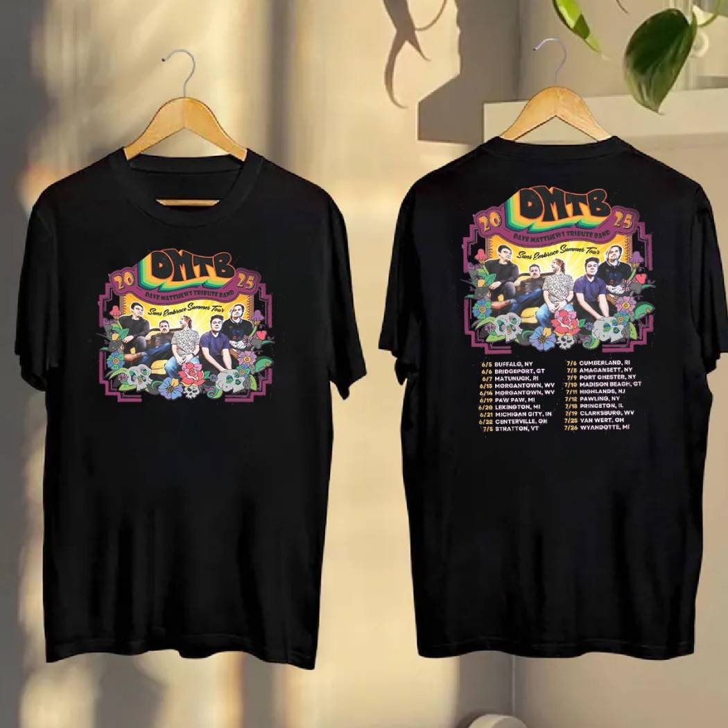 Dave Matthews Tribute Band Sun?? Embrace Summer Tour 2025 Shirt