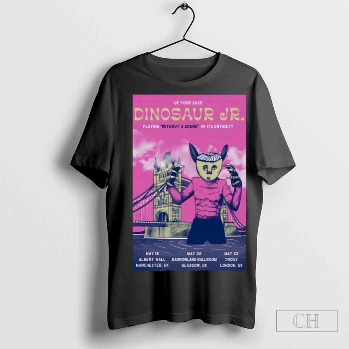 Dinosaur Jr Playing Without A Sound In Its Entirety Uk Tour 2025 Shirt
