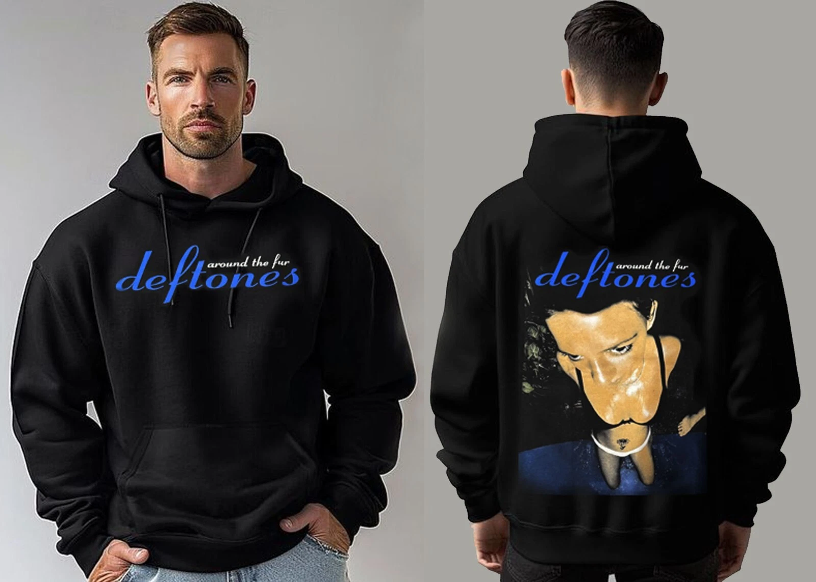 Deftones Around The Fur Album Black Hoodie