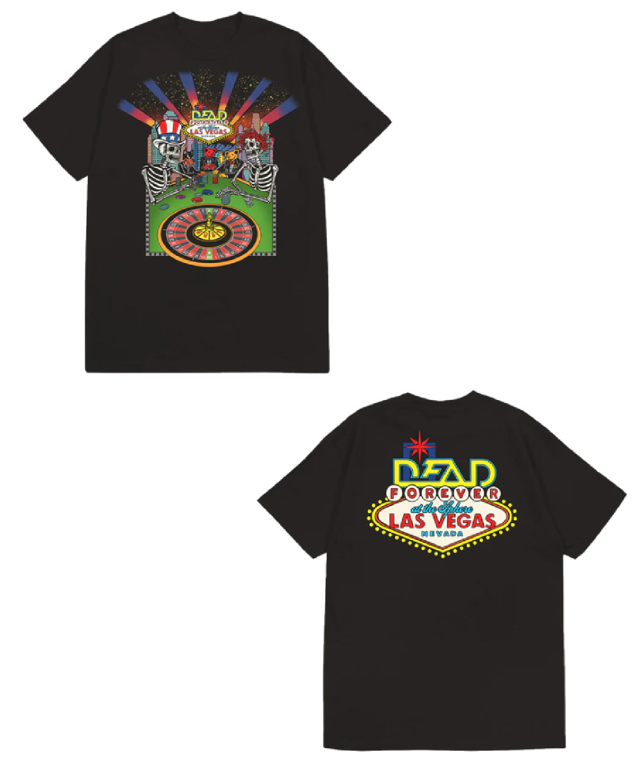 Dead And Company Merch Dead Forever At Sphere Las Vegas Shirt