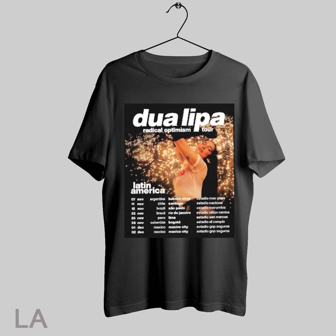 Dua Lipa Radical Optimism Tour Latin America 2025 List StarShirt