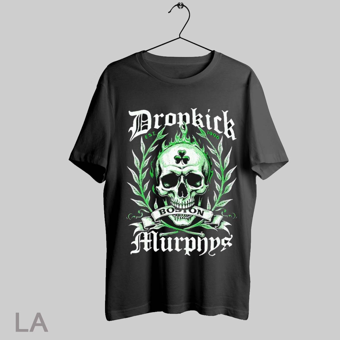Dropkick Murphys Boston Skull St Patricks Day 2025 Tour Est 1996 Shirt