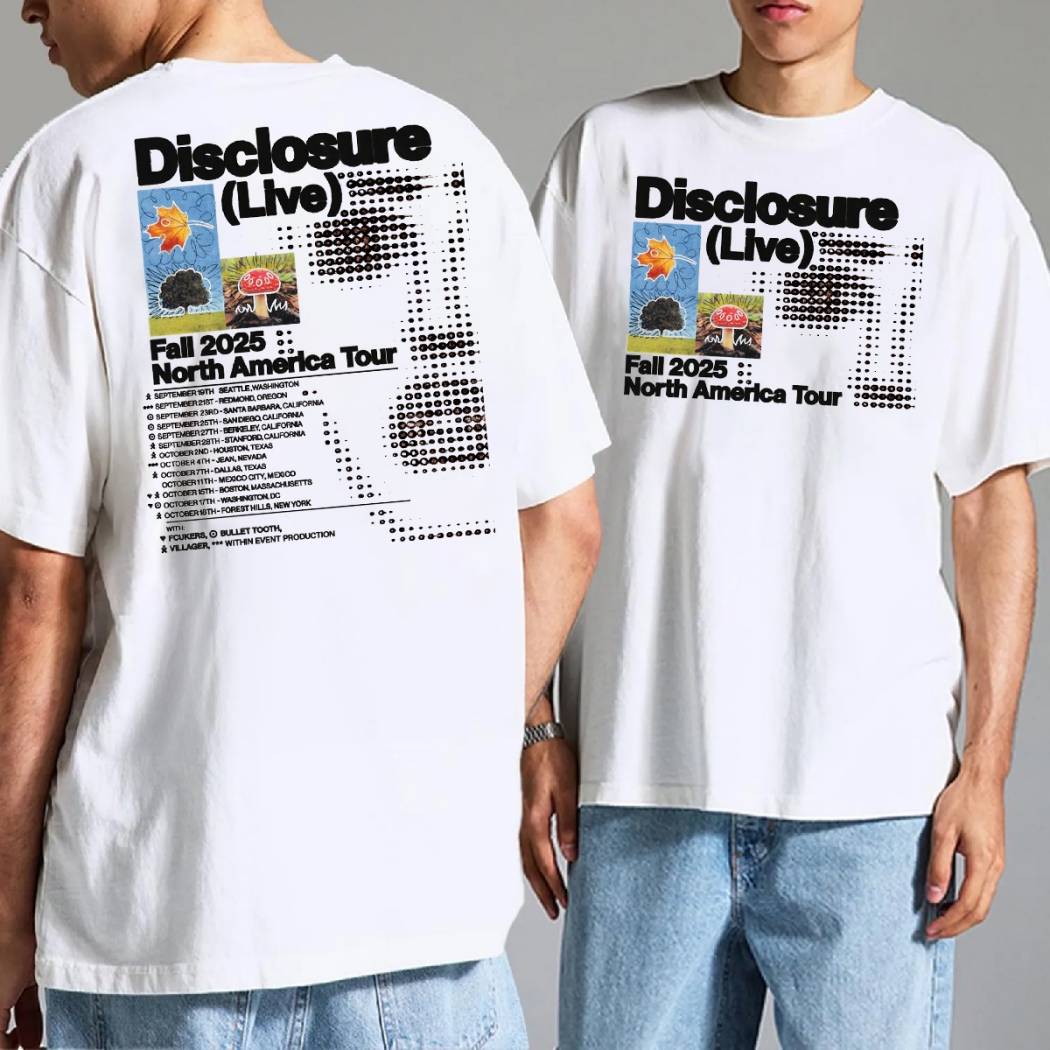 Disclosure Fall 2025 North America Tour 2025 Shirt