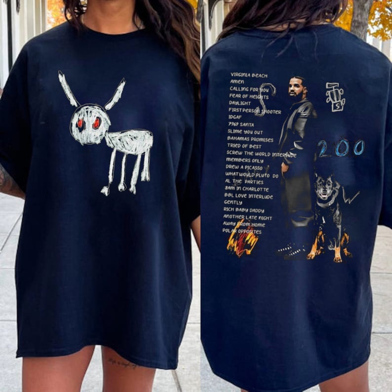 Drake For All The Dogs Album 90S Rap Music Shirt 2 Sides, Drake Shirt