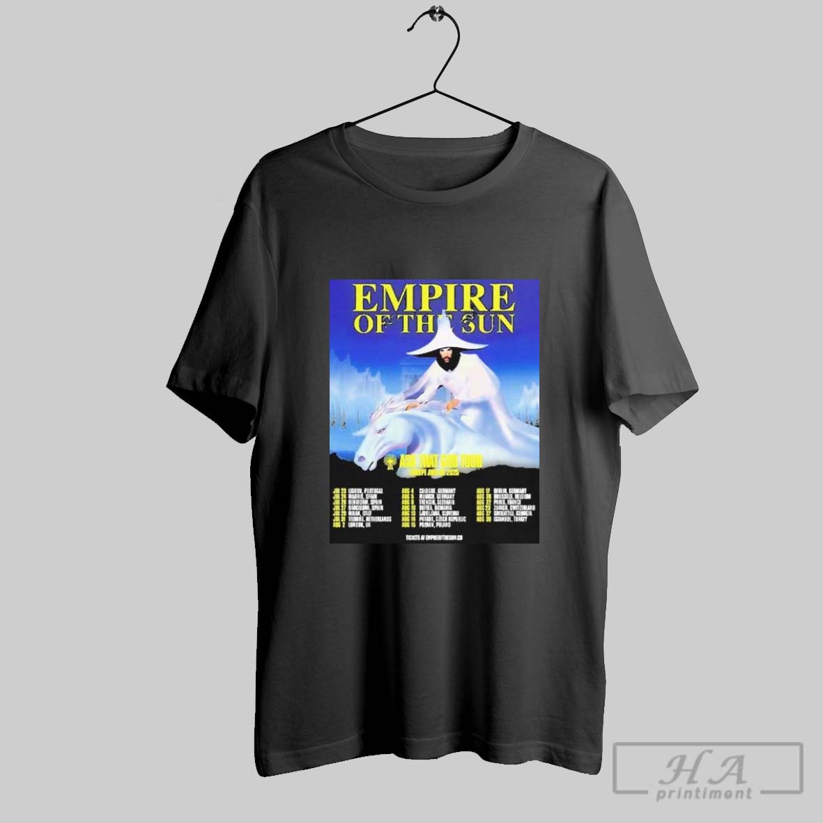 Empire Of The Sun Ask That God Tour Europe And Uk 2025 Shirt