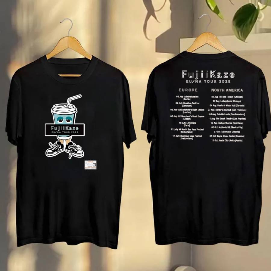Fujii Kaze Europe And North America Tour 2025 Shirt