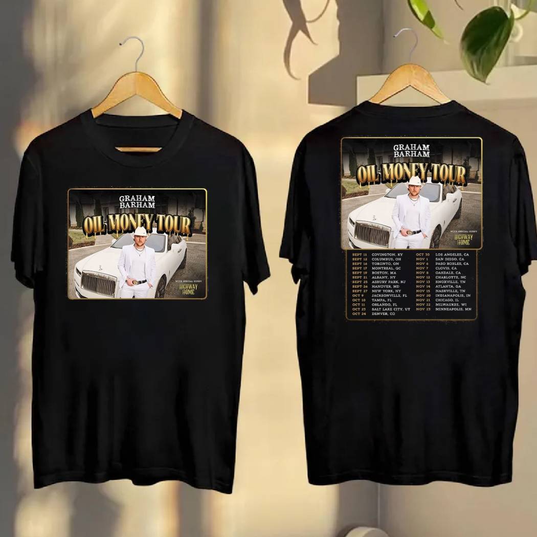 Graham Barham Oil Money Tour 2025 Shirt
