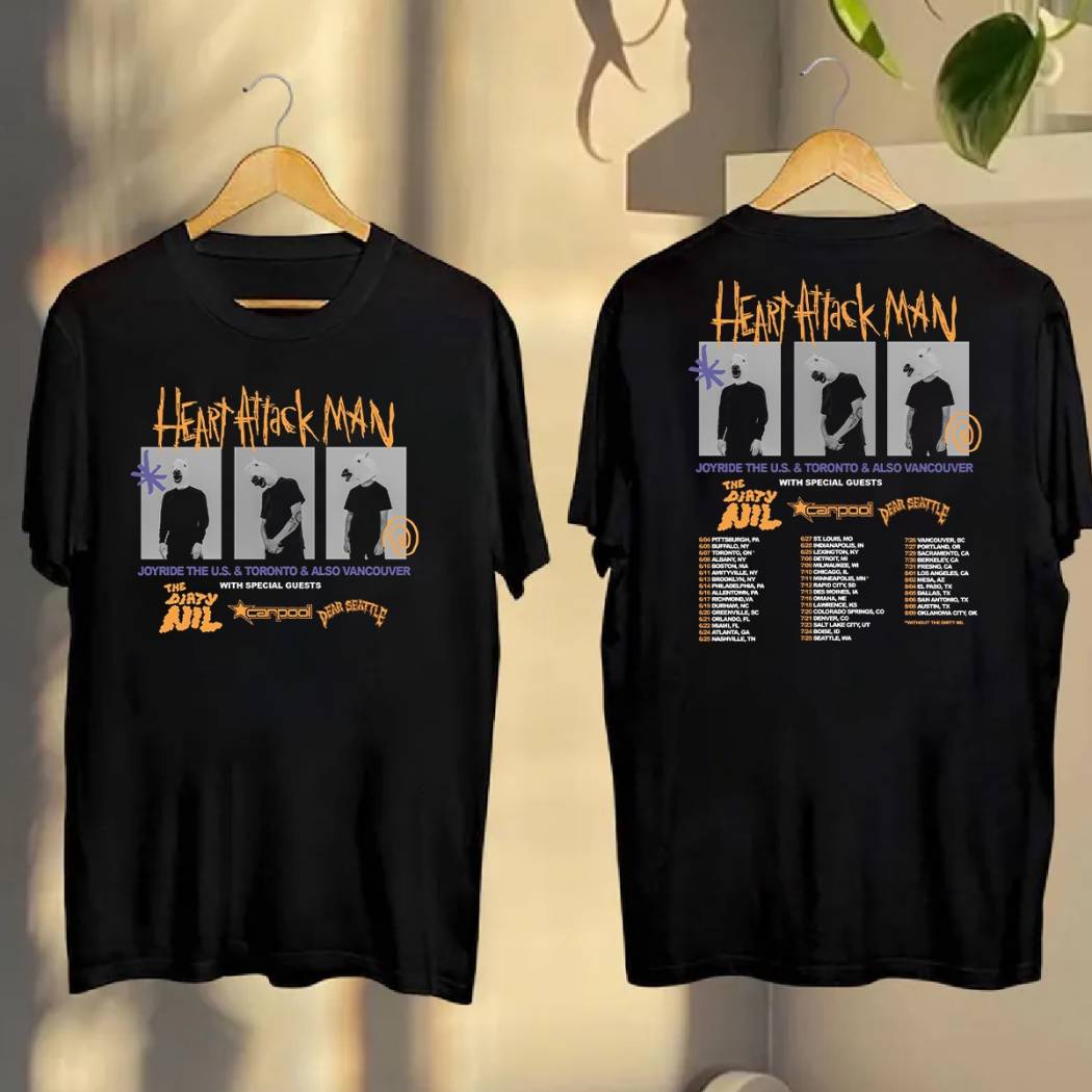 Heart Attack Man Tour 2025 Shirt