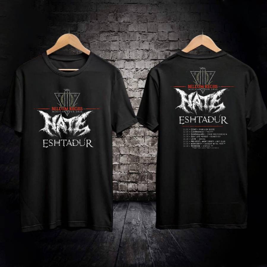 Hate Bellum Regiis Mexican Tour 2025 Shirt