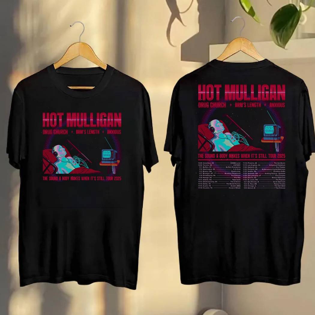 Hot Mulligan The Sound A Body Makes When It?? Still Tour 2025 Shirt