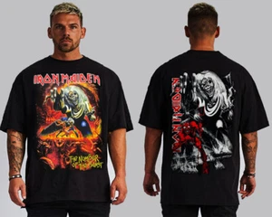 Iron Maiden The Number Of Beast Hard Rock Black Shirt Mens Sizes Front & Back