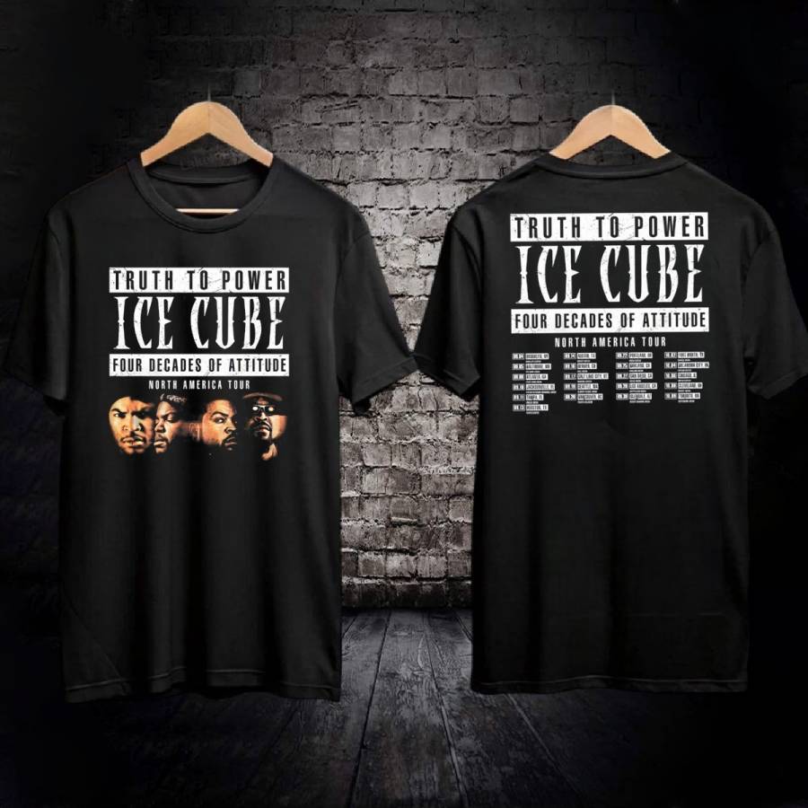Ice Cube Truth To Power Four Decades Tour 2025 Shirt