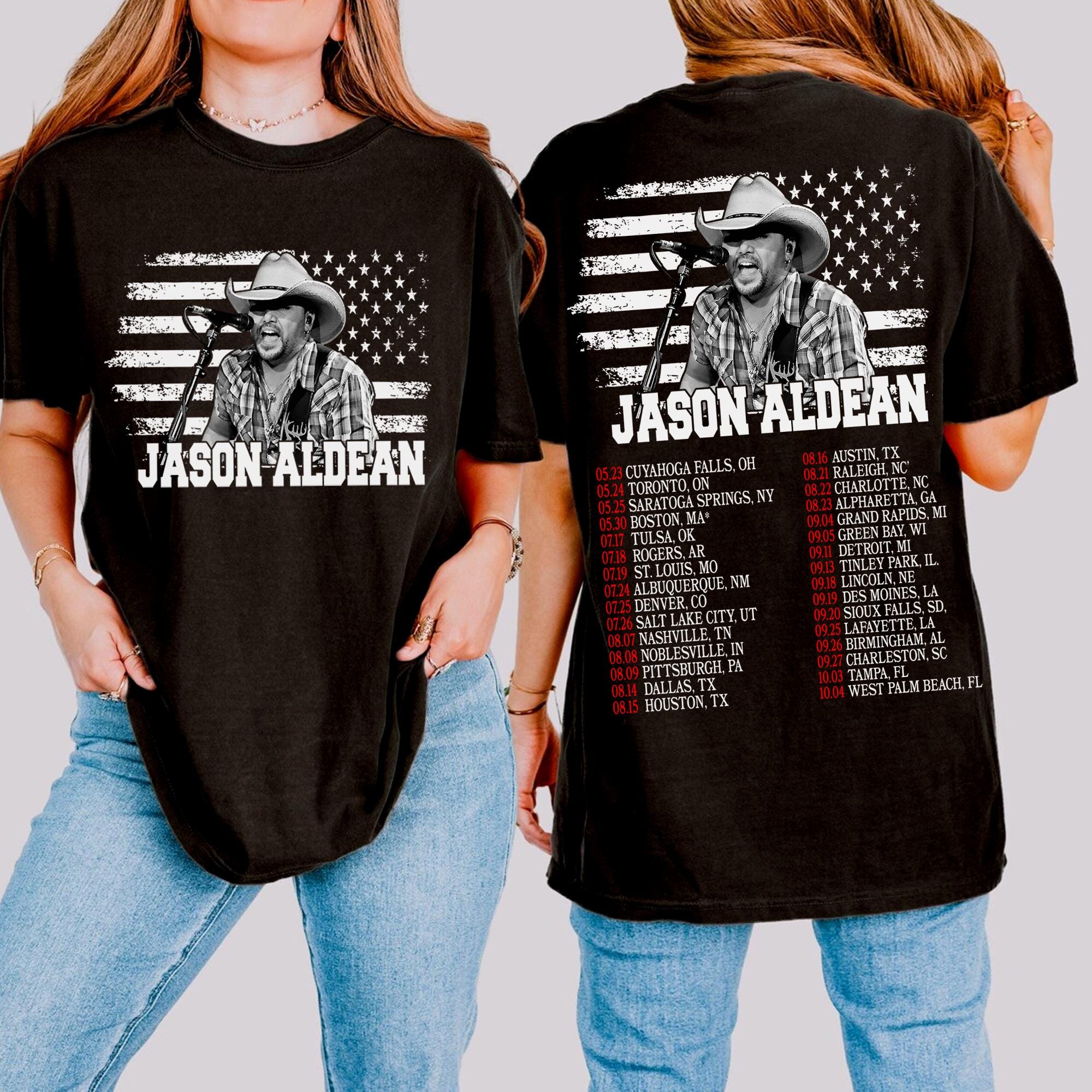 Jason Aldean Full Throttle Tour 2025 Shirt