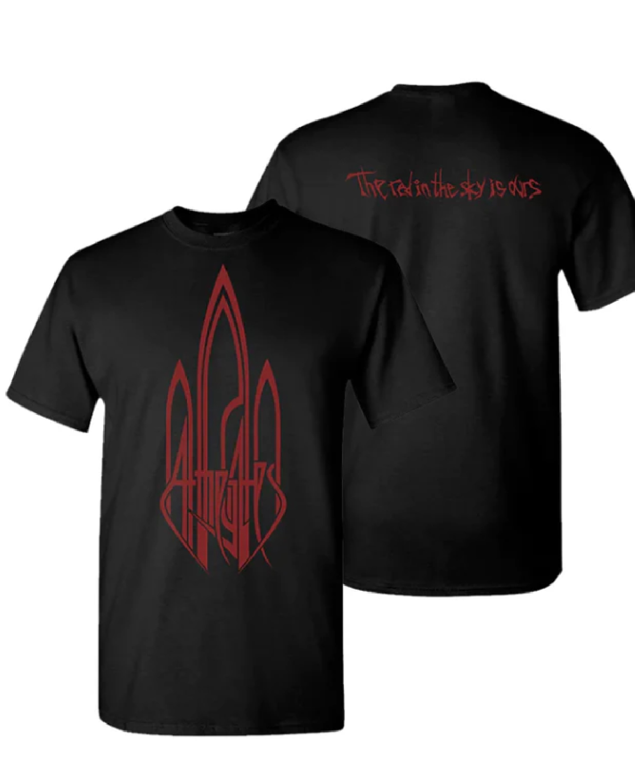 Jsrdirect At The Gates Logo Red In The Sky Shirt