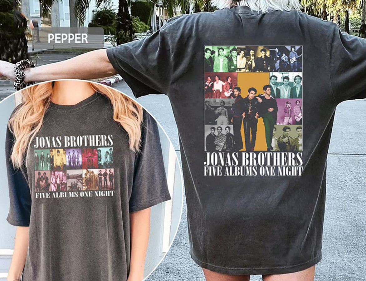 Jonas Brothers 2 Sides Shirt, Jonas Brothers Tour Tshirt
