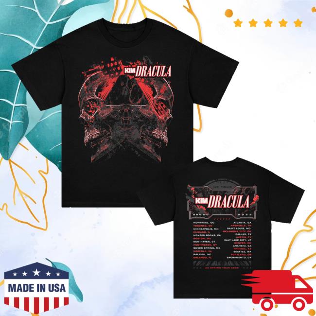 Kim Dracula Store Merch Shop Spring 2025 Tour Shirt