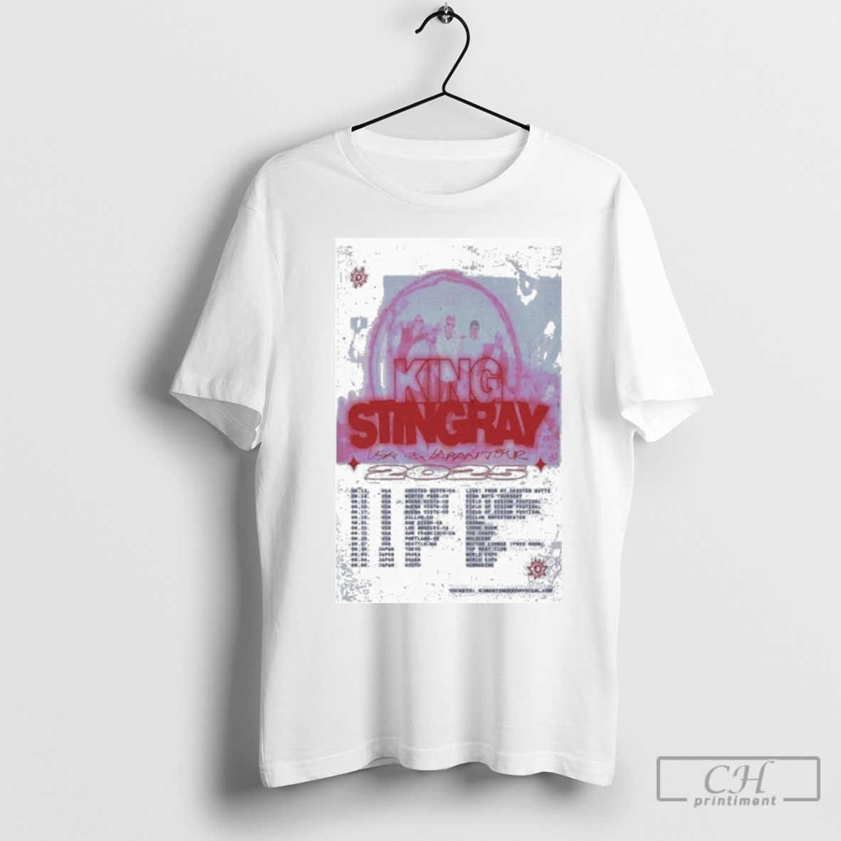 King Stingray Butte Co Show Tour 2025 Shirt