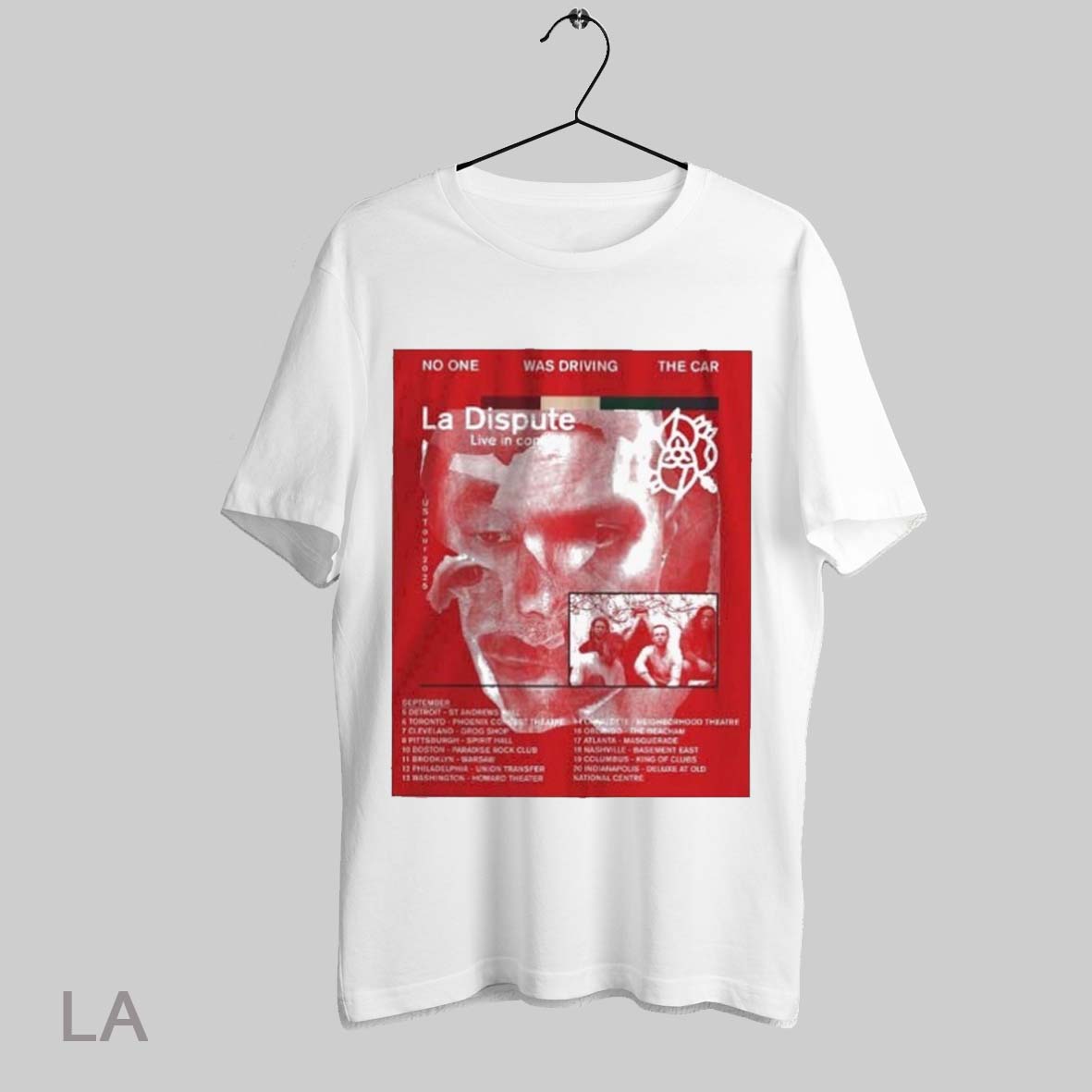 La Dispute No One Was Driving The Car Us Tour 2025 Shirt