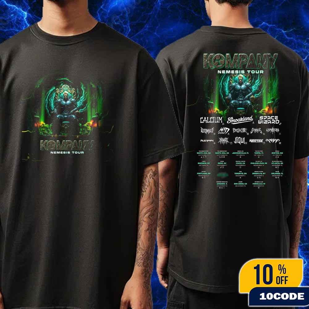 Kompany Nemesis Tour 2025 Shirt