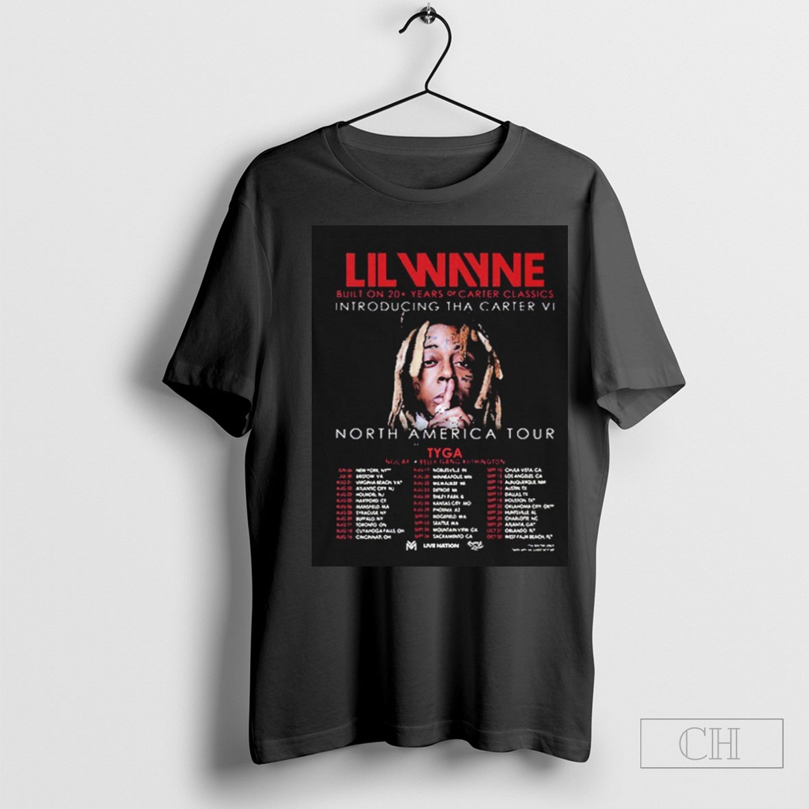 Lil Wayne Tha Carter Vi Tour 2025 Shirt