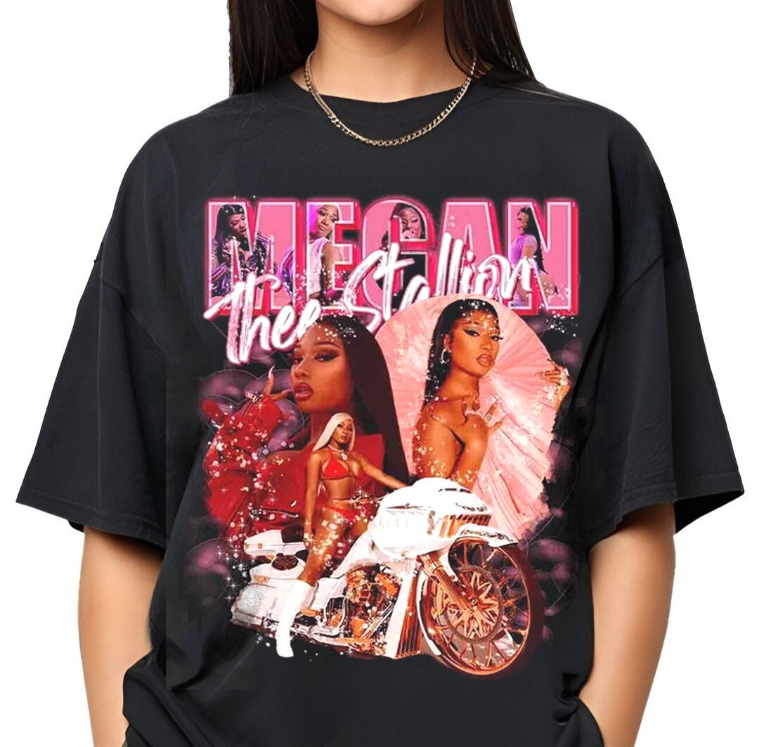 Limited Megan Thee Stallion Shirt, Vintage Megan Thee Stallion 90S Shirt