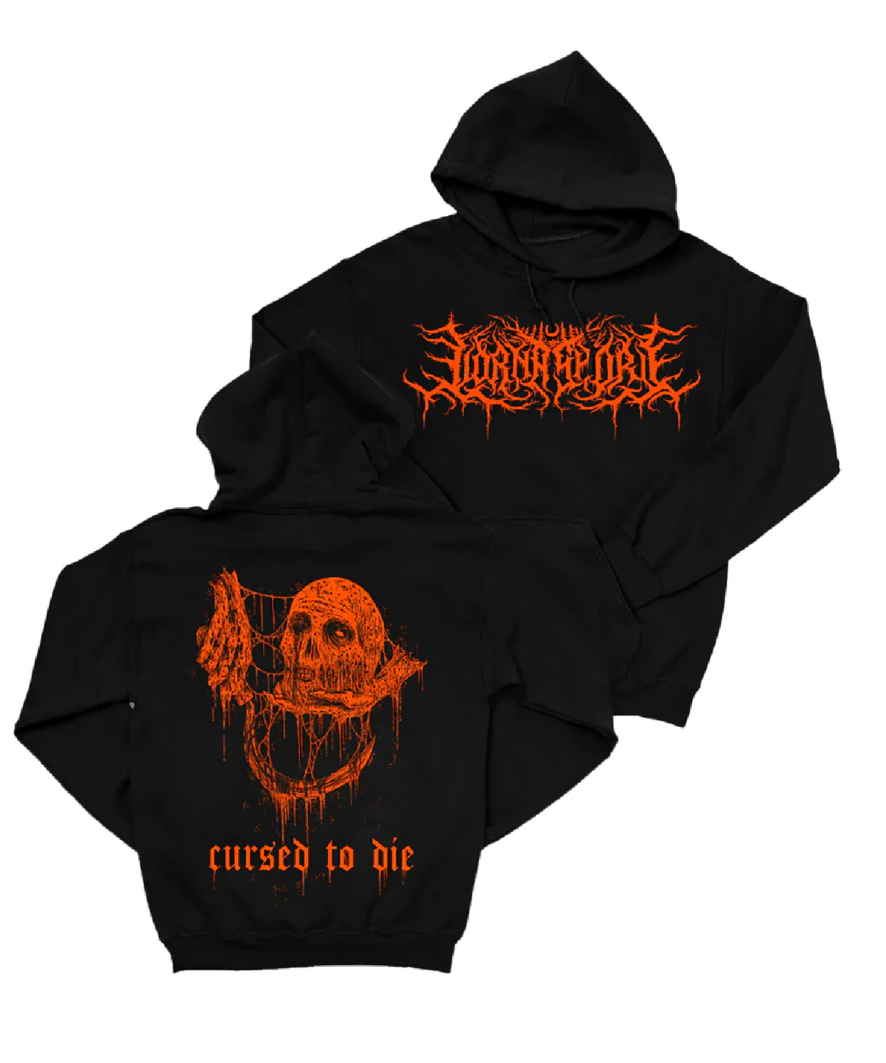 Lorna Shore Cursed To Die Black Hoodie