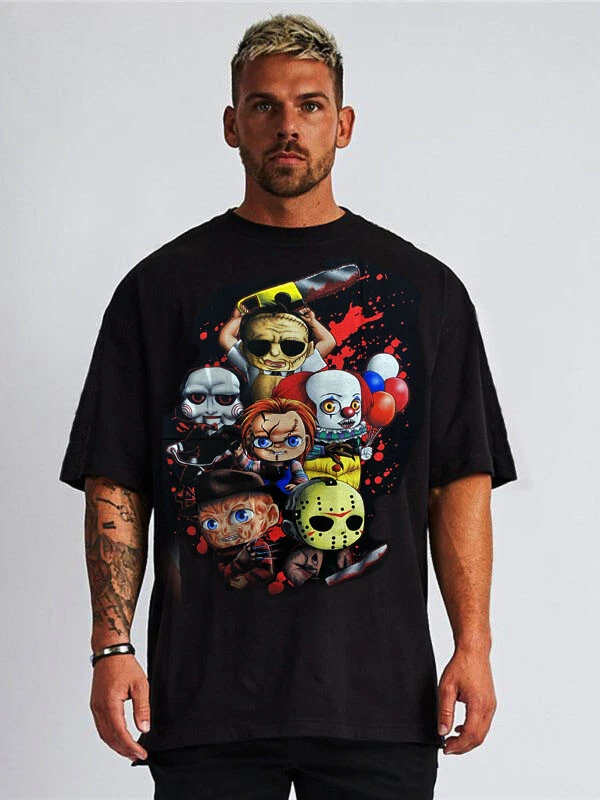 Little Monsters Scary Movie Shirt Mens Sizes