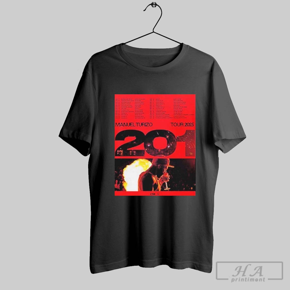 Manuel Turizo 201 Tour 2025 Shirt