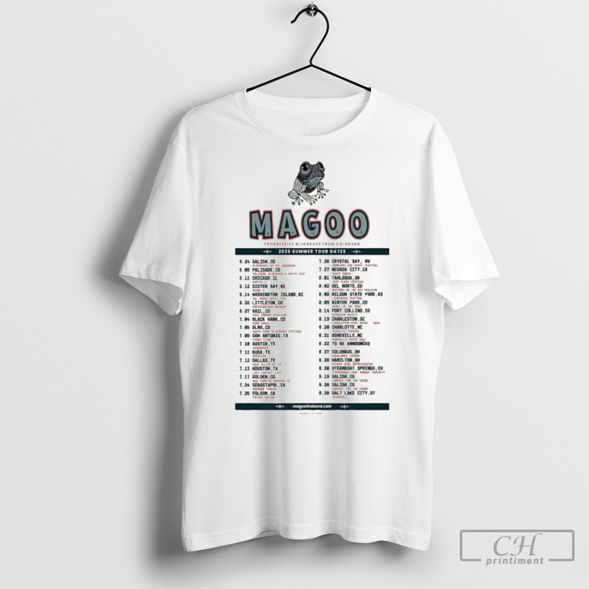 Magoo The Band 2025 Summer Tour Shirt