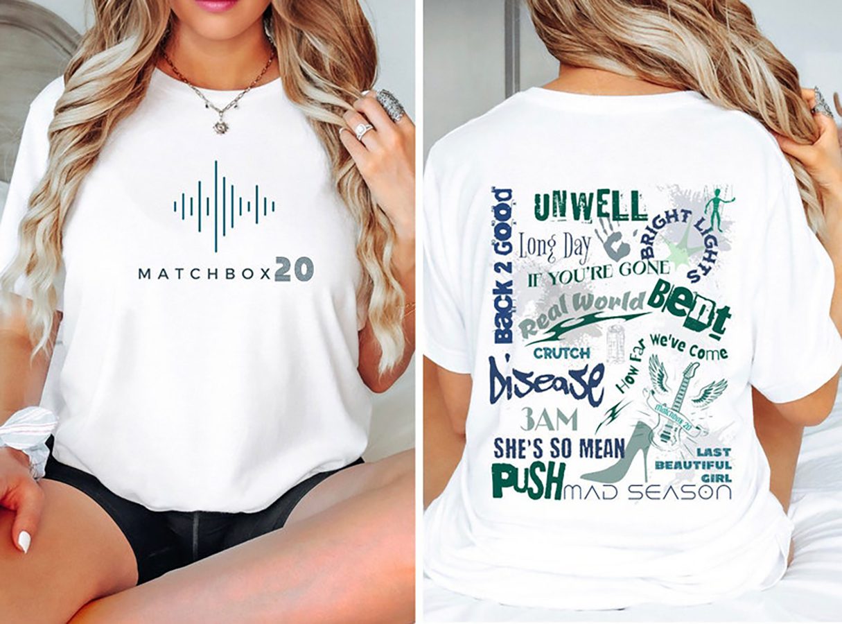 Matchbox 20 Two Sided ConcerShirt, Matchbox 20 Tshirt