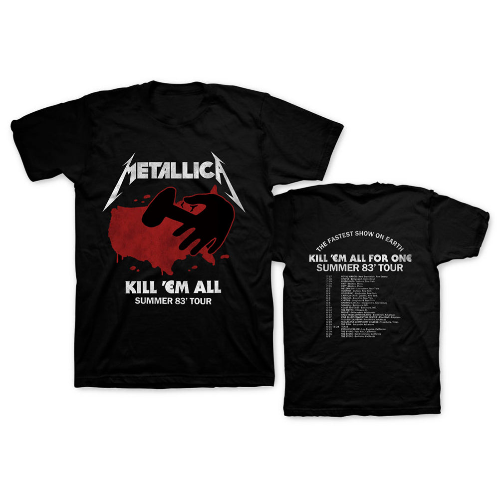 Metallica Kill Em All Tour Shirt