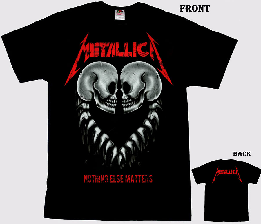 Metallica Nothing Else Matters American Heavy Metal Band Shirt