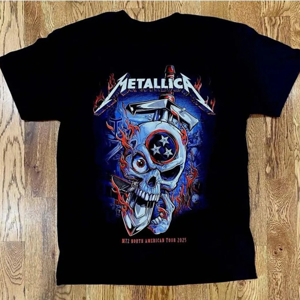 Metallica Nashville 2025 M72 Tour EvenShirt Reprint Gift For Fan Shirt Unisex