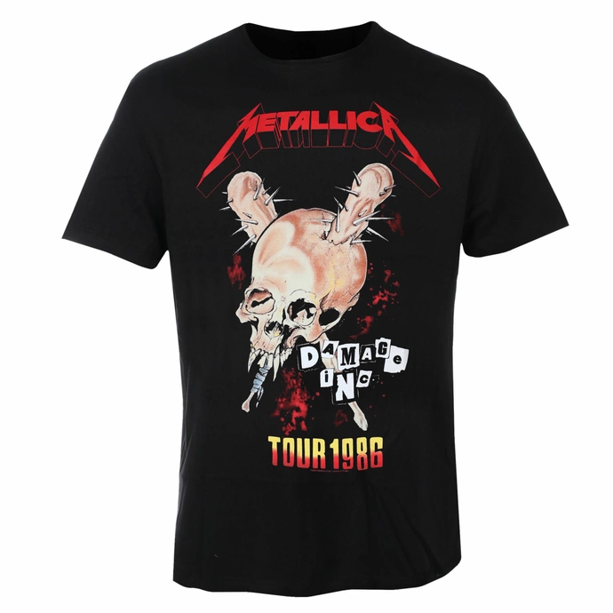 Metallica Tour 1986 Black Shirt