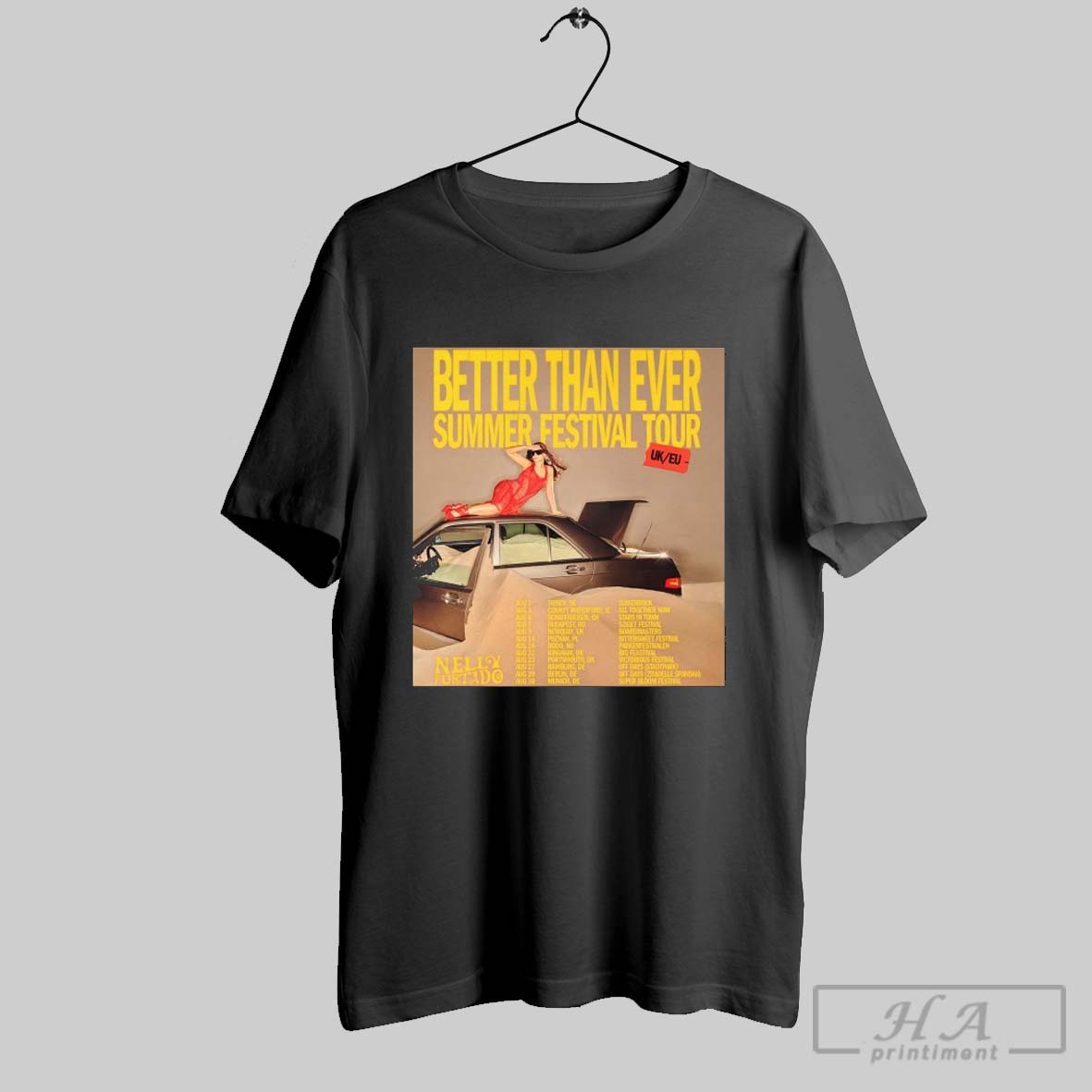 Nelly Furtado Summer Festival Tour 2025 Uk And Eu Shirt