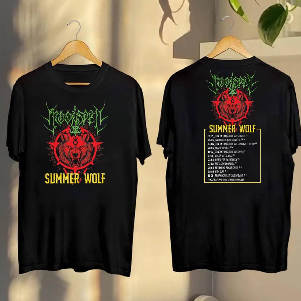Moonspell Summer Wolf Tour 2025 Shirt