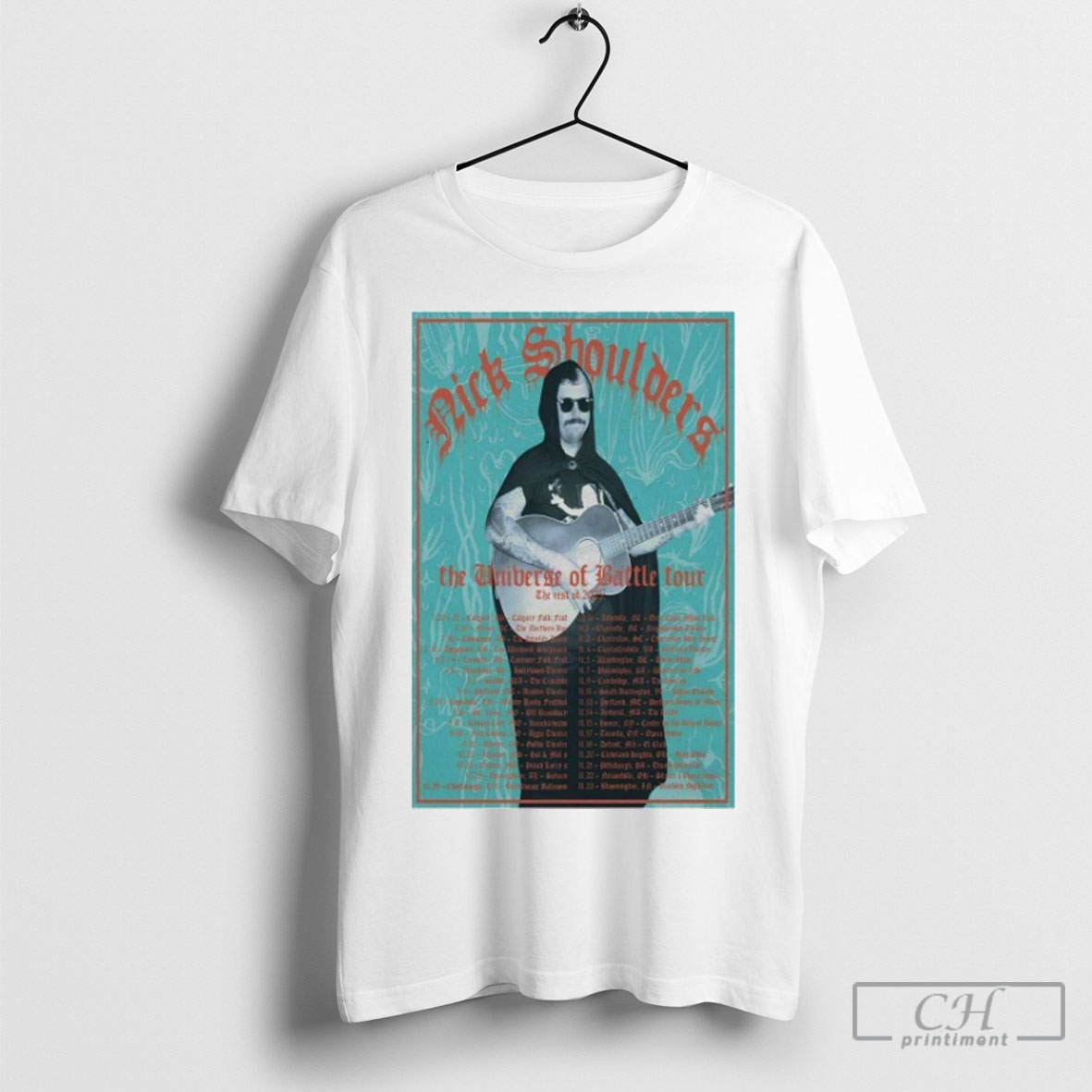 Nick Shoulders The Universe Of Battle Tour 2025 Shirt