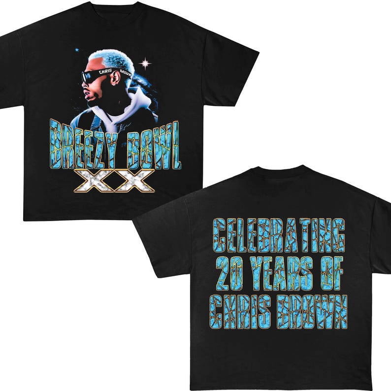 New Chris Brown Tour Breezy Bowl Xx Concert 2025 Shirt