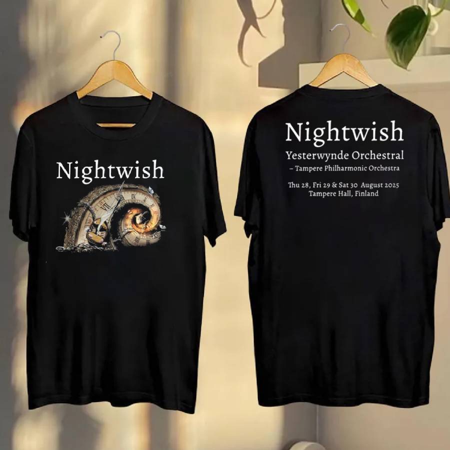 Nightwish Yesterwynde Orchestral Tour 2025 Shirt
