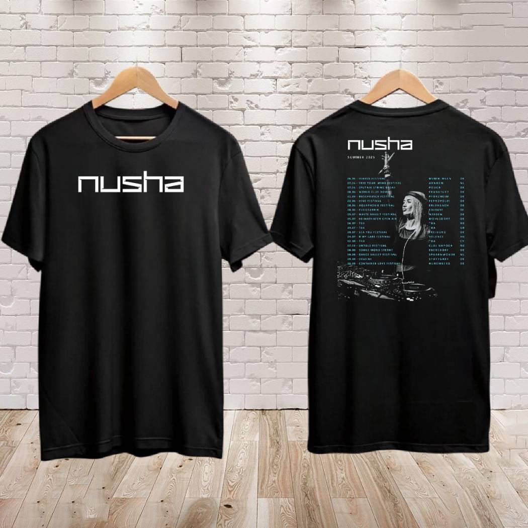 Nusha Summer Tour 2025 Shirt