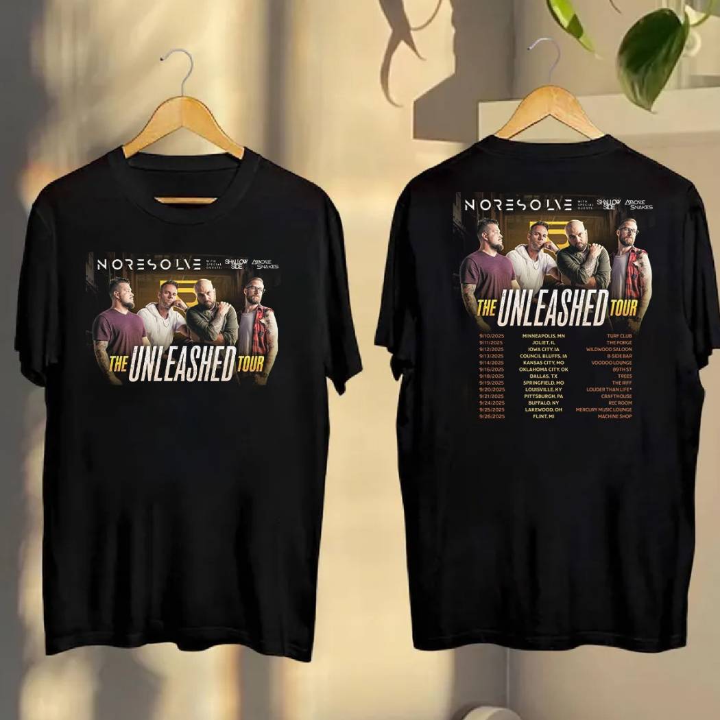No Resolve The Unleashed Tour 2025 Shirt