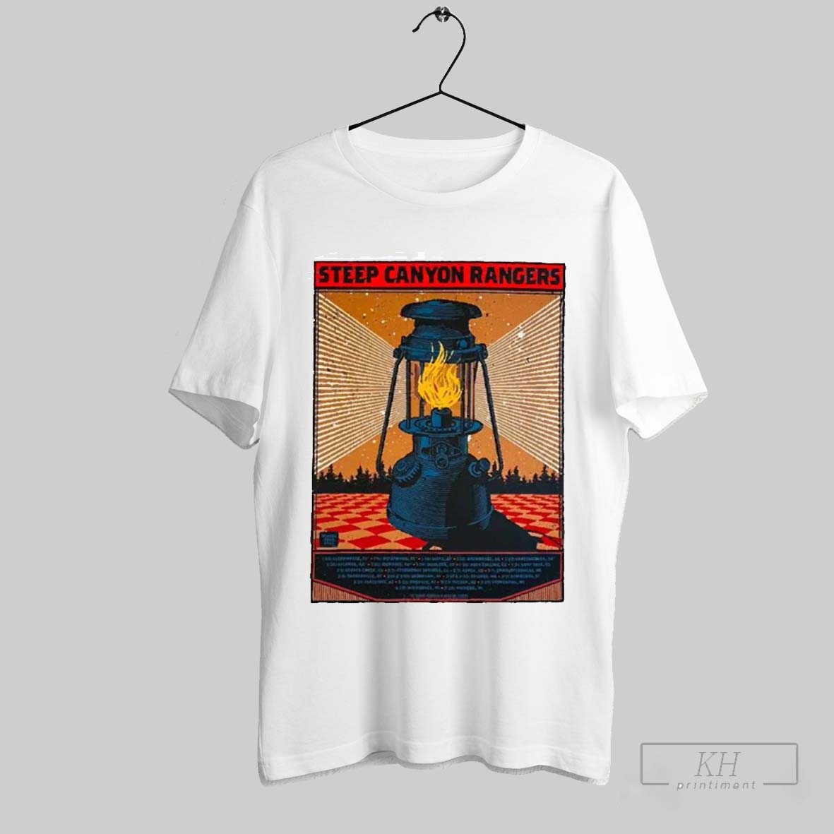 Original Steep Canyon Rangers Winter Tour List 2025 Unisex Shirt