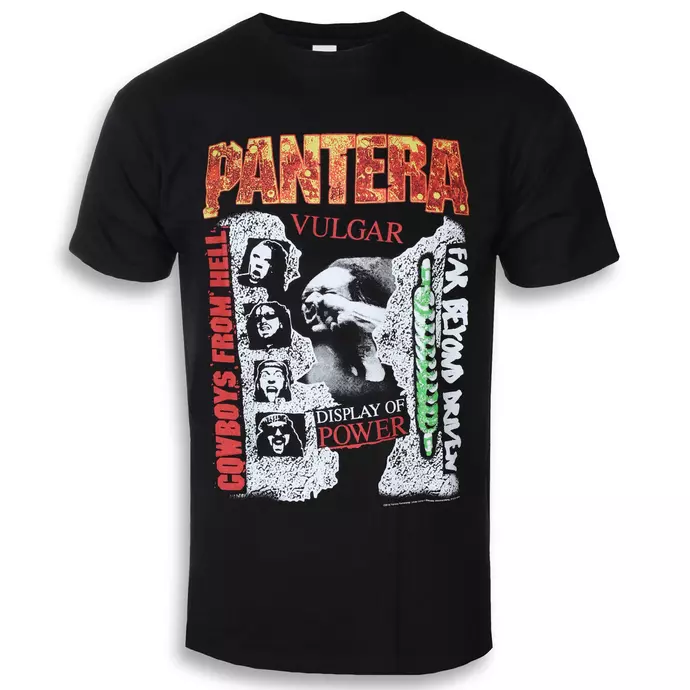 Pantera 3 Albums Shirt Black