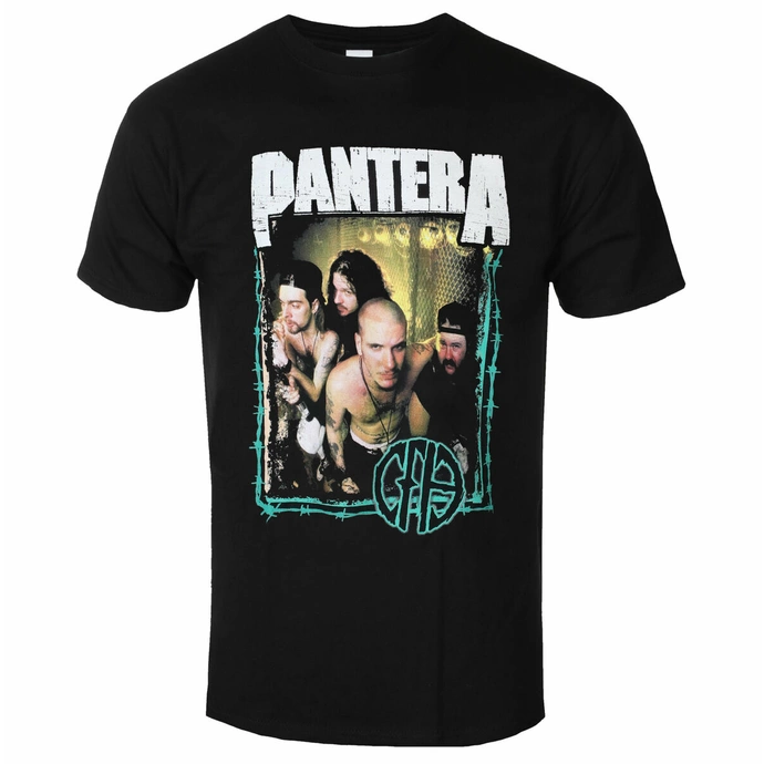 Pantera Barbed Rock Off Mens Shirt Black