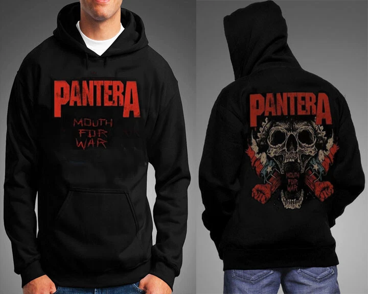 Pantera Mouth For Wart Black Hoodie Hard Rock Front And Back Print