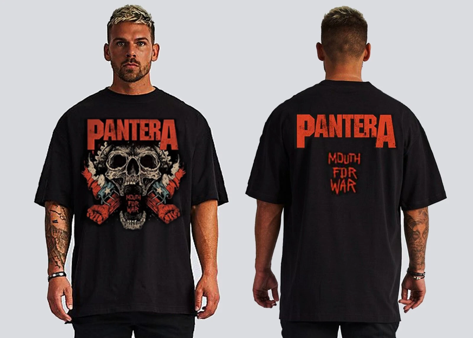 Pantera Mouth For War Heavy Metal Black Shirt