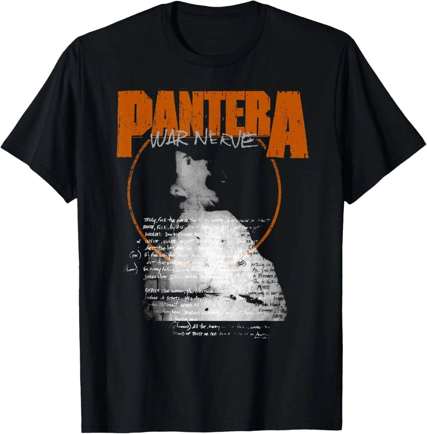 Pantera Official War Nerve Shirt