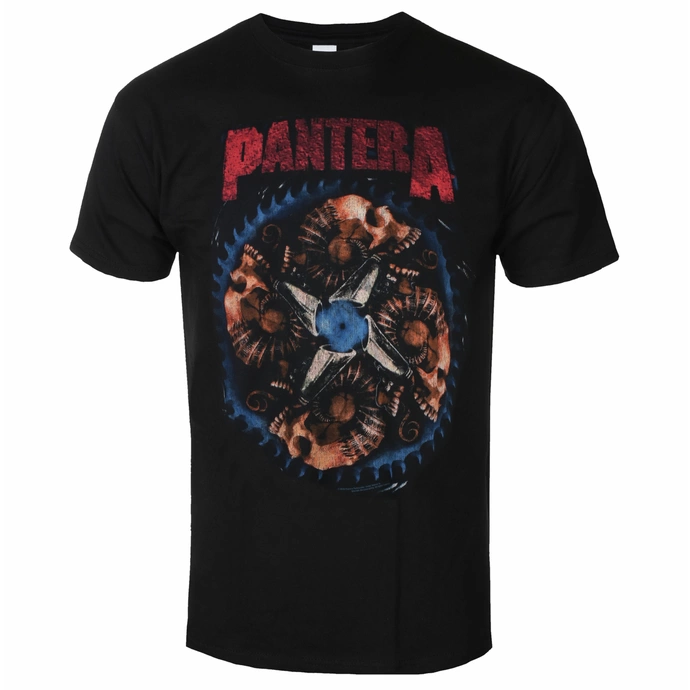 Pantera Circle Skulls Vintage Black Shirt