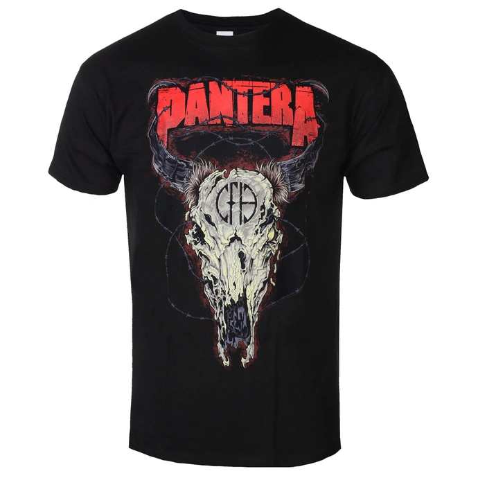 Pantera Sshirtr Skull Black